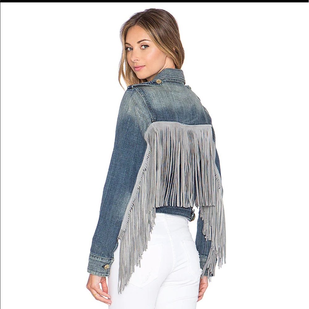 McGuire Skywalker Fringe Denim Jacket - M